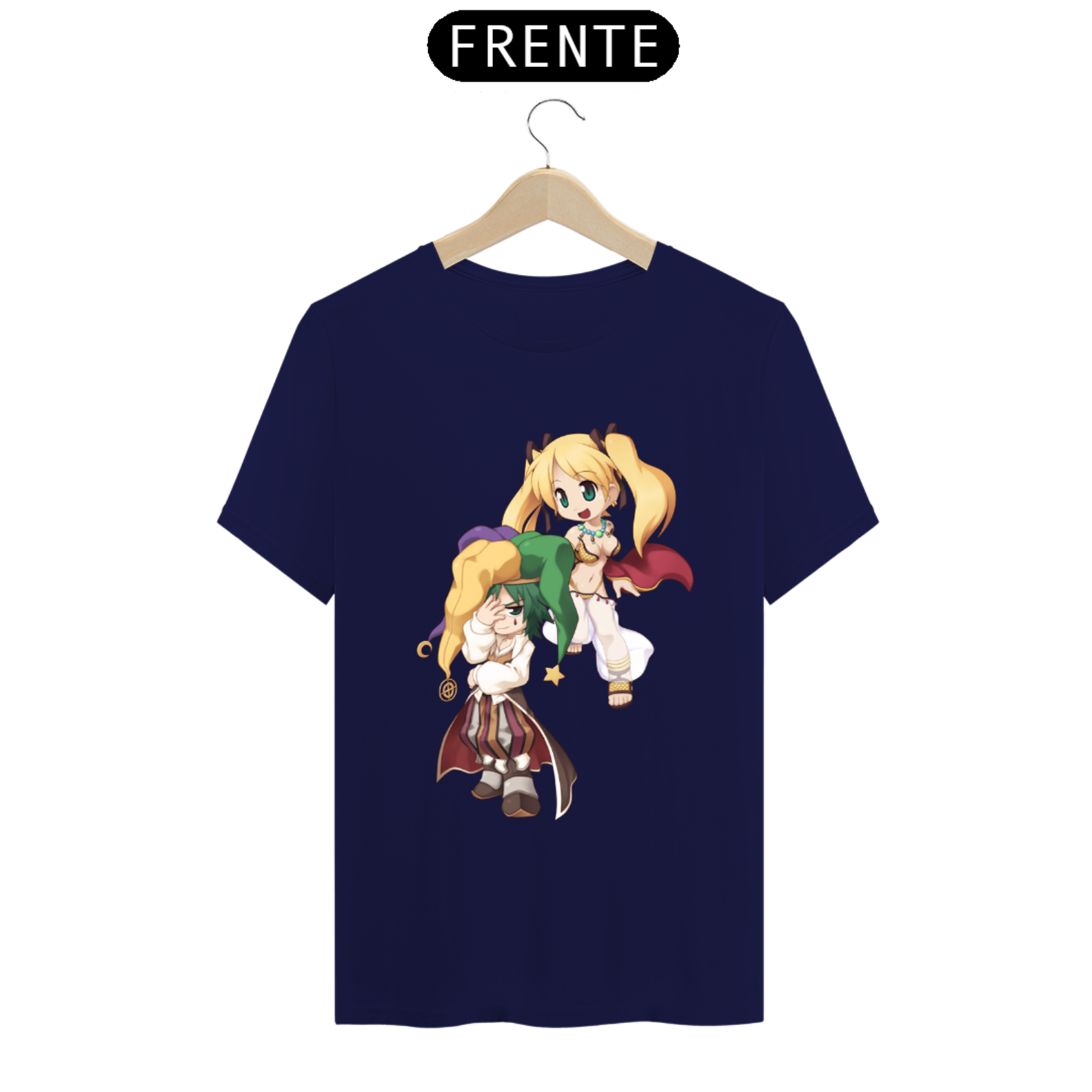 Camiseta Ragnarok Online - Menestrel e Cigana