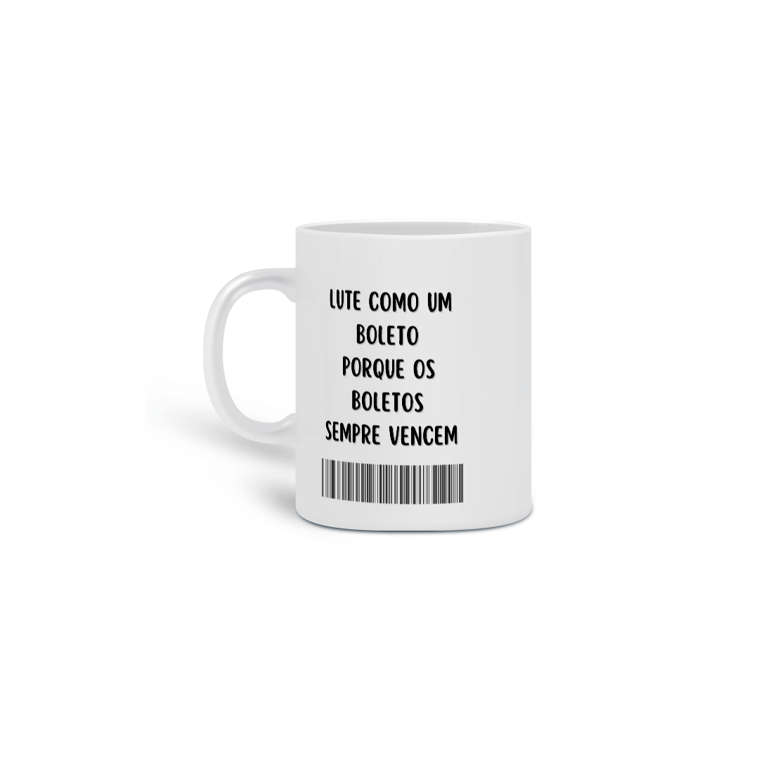 Nome do produto: Caneca Boletos