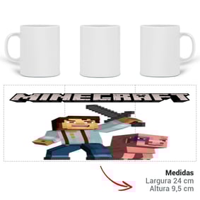 CANECA MINECRAFT