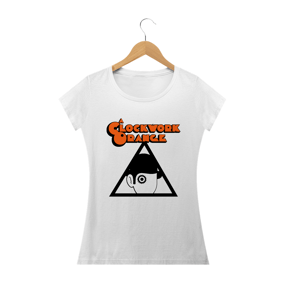 Camiseta Baby Look Laranja Mecânica - Filmes/Séries