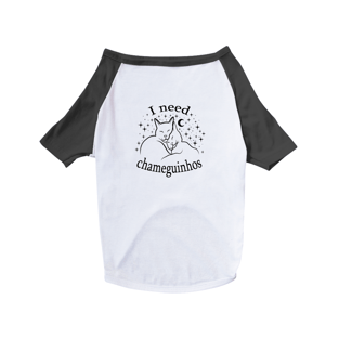 Nome do produtoCamisa pet - Chameguinho