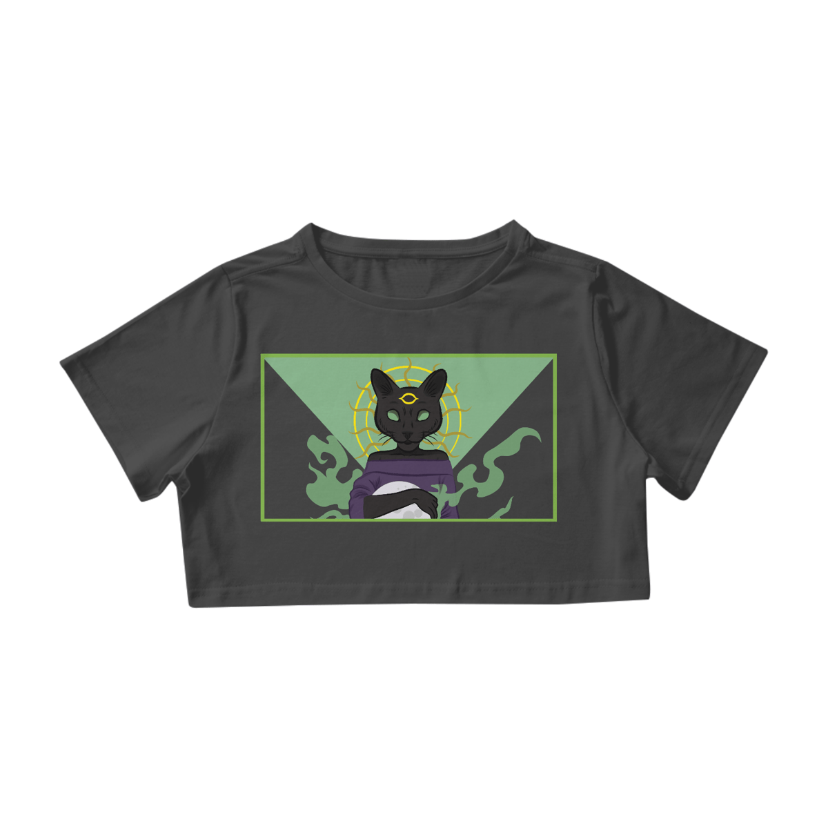 Nome do produto: Cropped - Deusa Gato