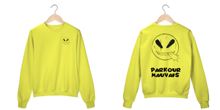 Nome do produto Moletom parkour mauvais unissex sem bolso -M001