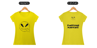 Nome do produto Parkour Mauvais feminina estampa preta-M002