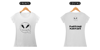 Nome do produto Parkour Mauvais feminina estampa preta-M002