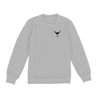 Nome do produto Moletom Team I5L unissex sem bolso logo preto -M003