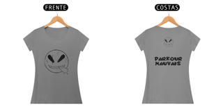 Nome do produto Parkour Mauvais feminina estampa preta-M002