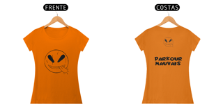 Nome do produto Parkour Mauvais feminina estampa preta-M002