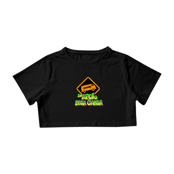 Camisa cropped Parkombi eu apoio essa causa - M001