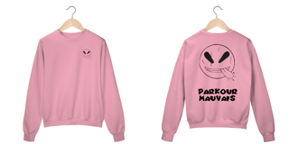Nome do produto Moletom parkour mauvais unissex sem bolso -M001