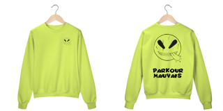 Nome do produto Moletom parkour mauvais unissex sem bolso -M001