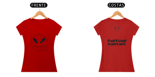 Nome do produto Parkour Mauvais feminina estampa preta-M002