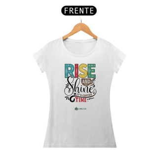 Nome do produto Baby Look Rise and Shine, it's Coffee Time