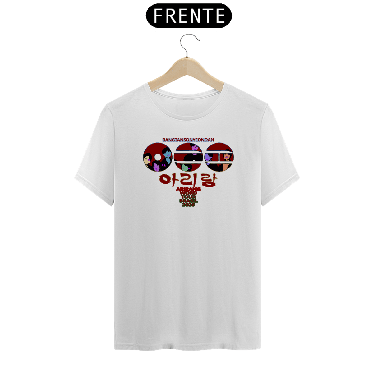 Nome do produto: BTS COMEBACK ARIRANG TOUR BRASIL 2026 - ESTAMPA