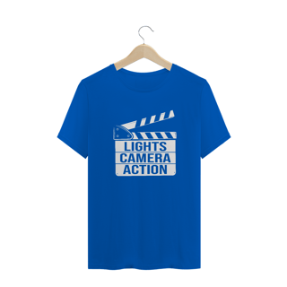 Nome do produto Camiseta Quality - LIGHTS, CAMERA, ANTION
