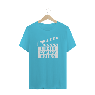 Nome do produto Camiseta Quality - LIGHTS, CAMERA, ANTION