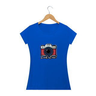 Nome do produto Camiseta Babylook - Look at me