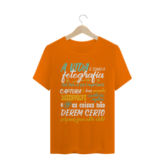 Nome do produto Camiseta Quality - VIDA COMO FOTOGRAFIA