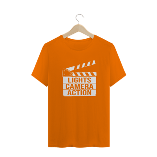 Nome do produto Camiseta Quality - LIGHTS, CAMERA, ANTION