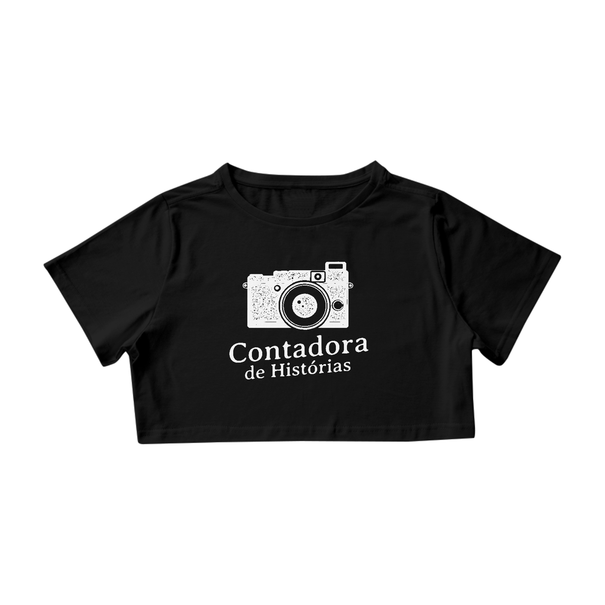 Nome do produto: Camiseta Cropped - Contadora de Historias