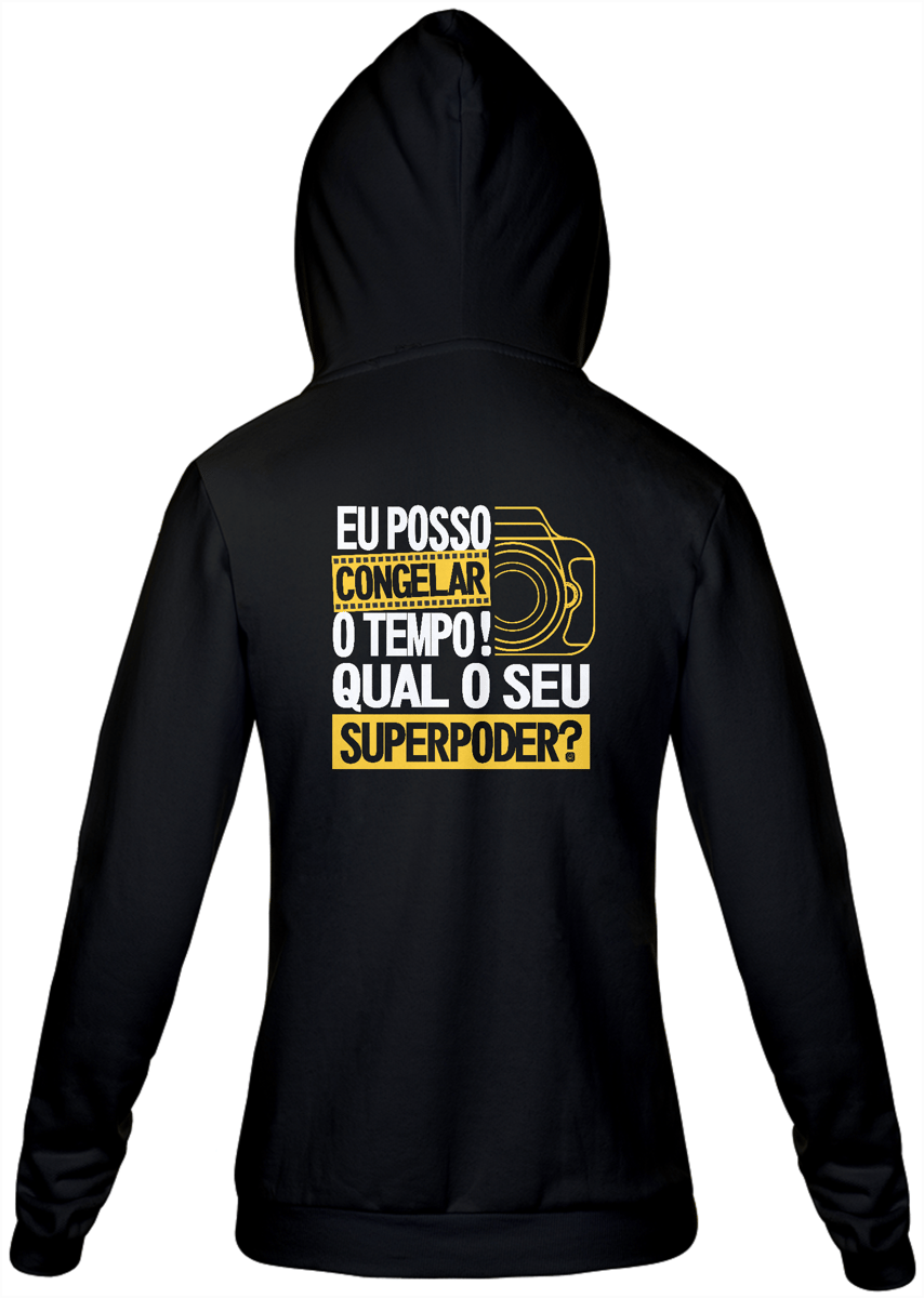 Nome do produto: Moletom Capuz - SUPERPODER