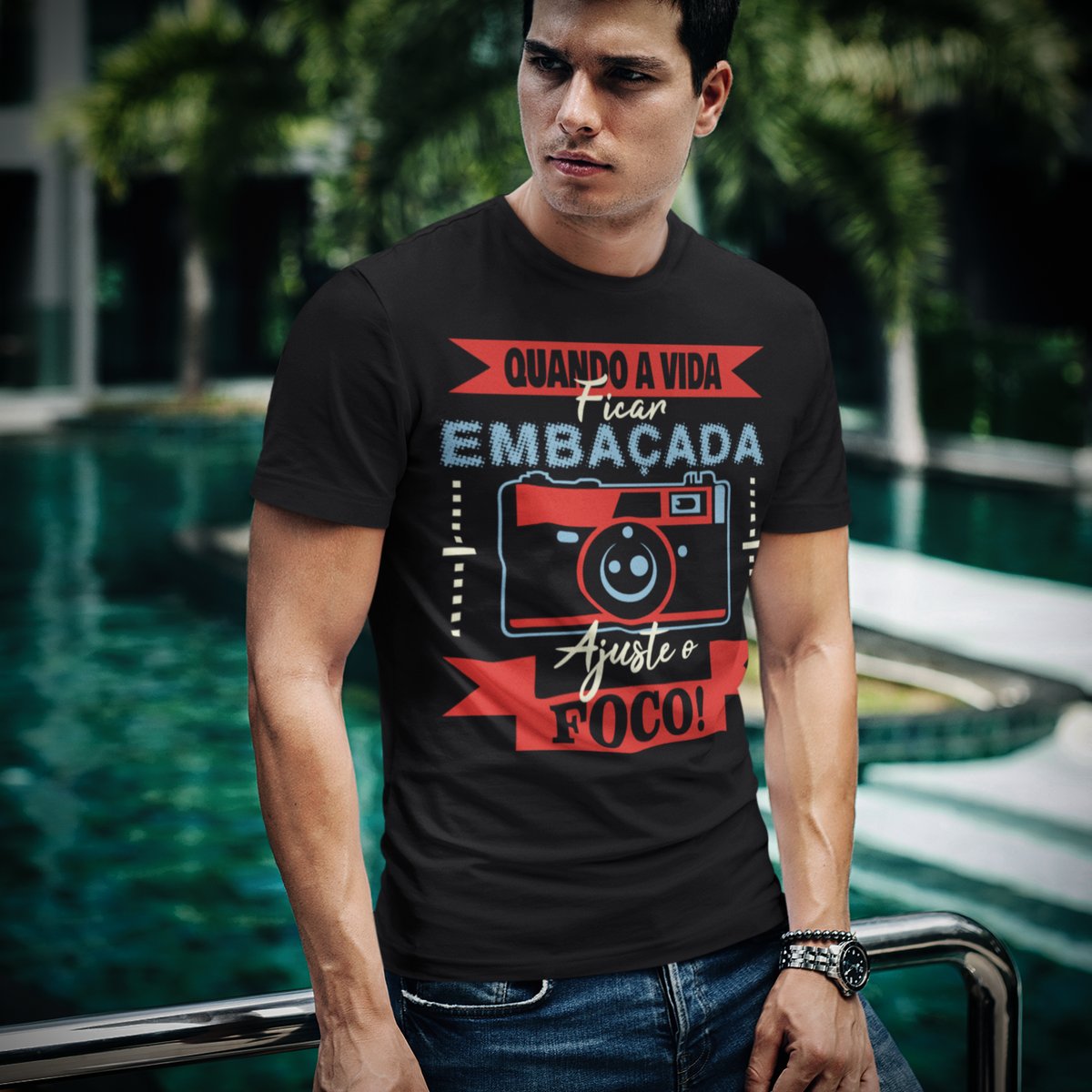 Nome do produto: Camiseta Quality - AJUSTE O FOCO