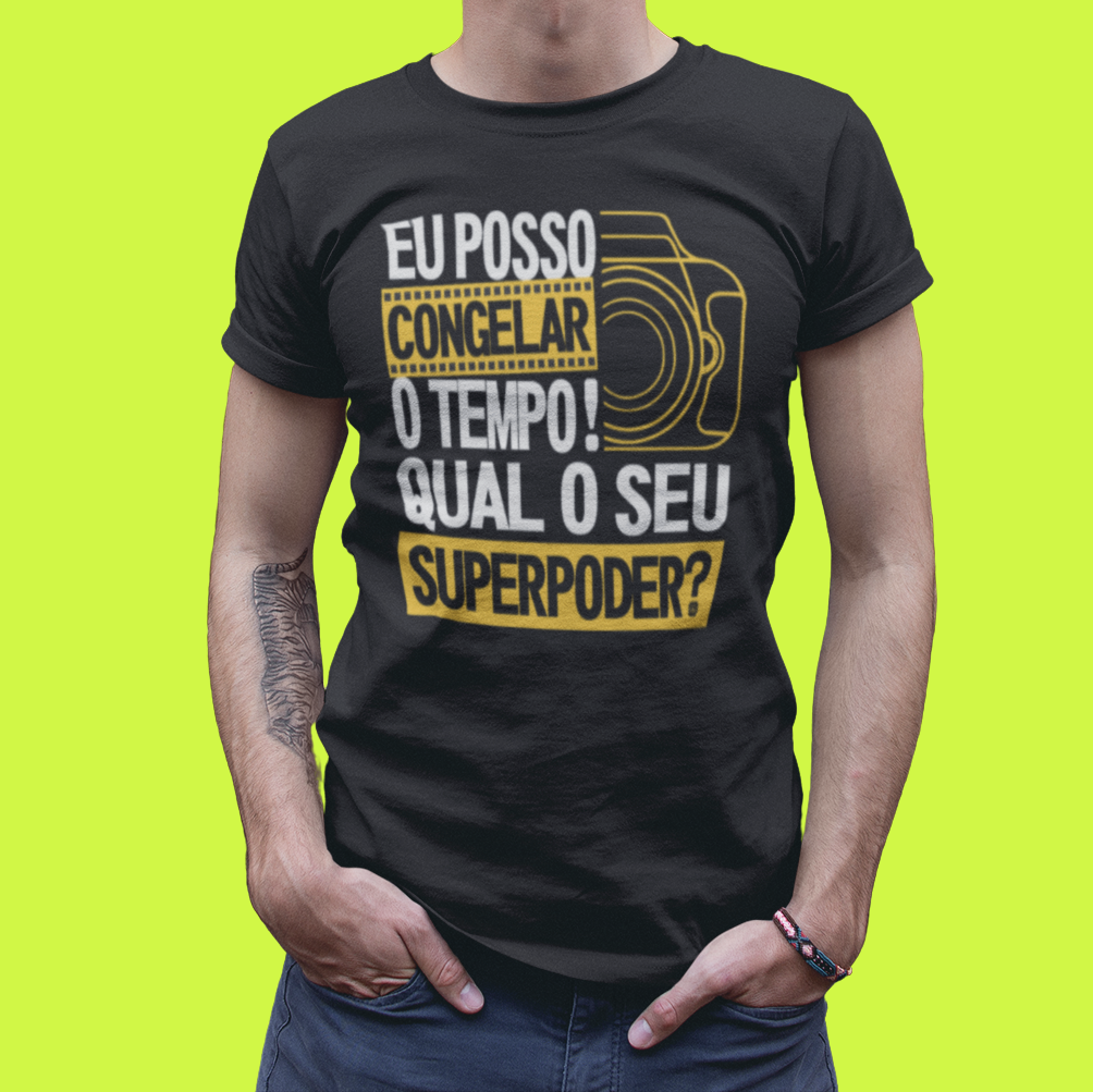 Camiseta Quality - CONGELAR O TEMPO