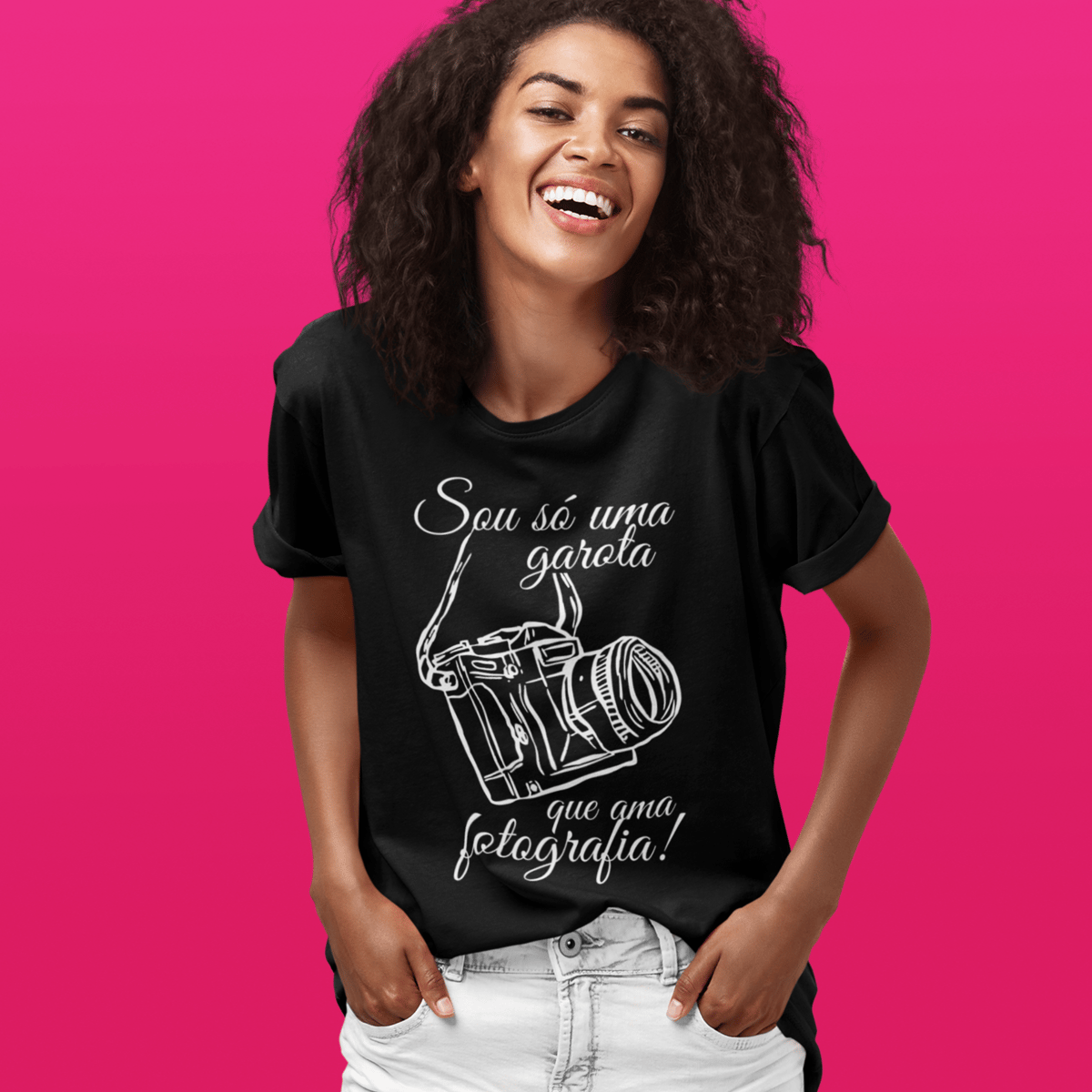 Nome do produto: Camiseta Unissex Quality - SÓ UMA GAROTA