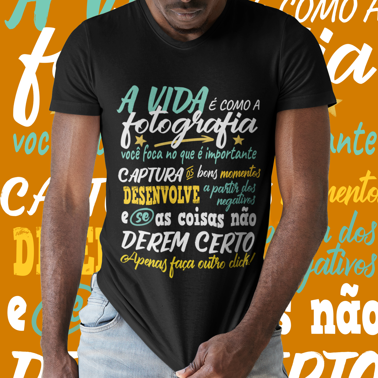 Camiseta Quality - VIDA COMO FOTOGRAFIA