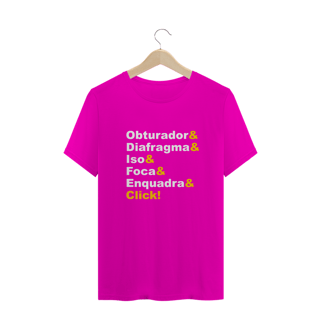 Nome do produto Camiseta Quality -  OBTURADOR E DIAFRAGMA