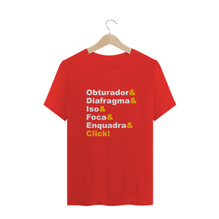 Nome do produto Camiseta Quality -  OBTURADOR E DIAFRAGMA
