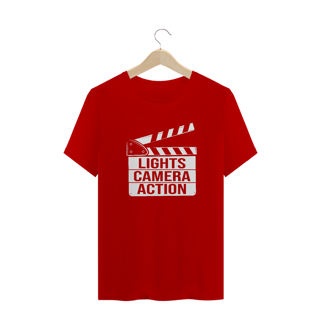 Nome do produto Camiseta Quality - LIGHTS, CAMERA, ANTION