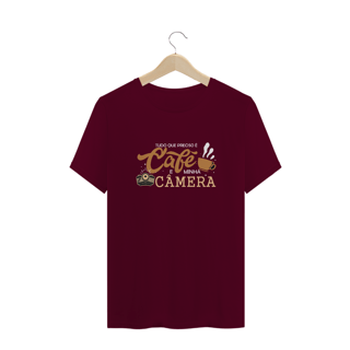 Nome do produto Camiseta Quality - CAFÉ E CÂMERA