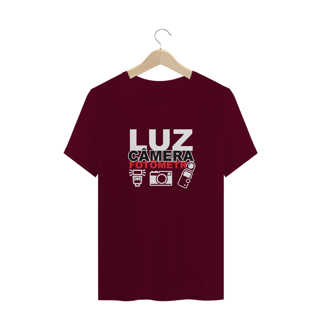 Nome do produto Camiseta Quality - LUZ, CAMERA