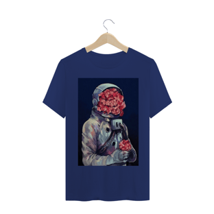 Nome do produtoCamiseta Vaporwave Astronaut Flower
