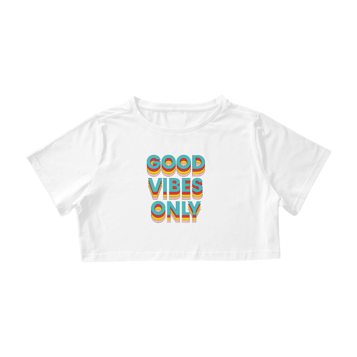 Nome do produto: Cropped Good Vibes Only