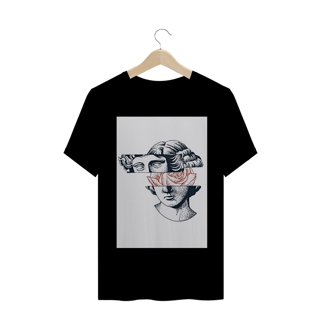 Camiseta Vaporwave Monument Flower