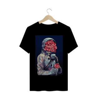 Nome do produtoCamiseta Vaporwave Astronaut Flower