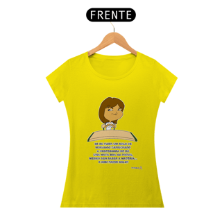 Nome do produto CAMISA BABY CLASSIC - DÚVIDA