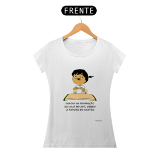 Nome do produto CAMISA BABY PIMA - SUSTO