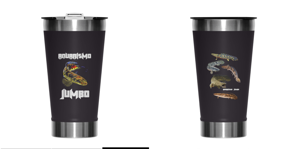 Nome do produto: AQUARISMO JUMBO - SNAKEHEAD & POLYPTERUS  - COPO TÉRMICO