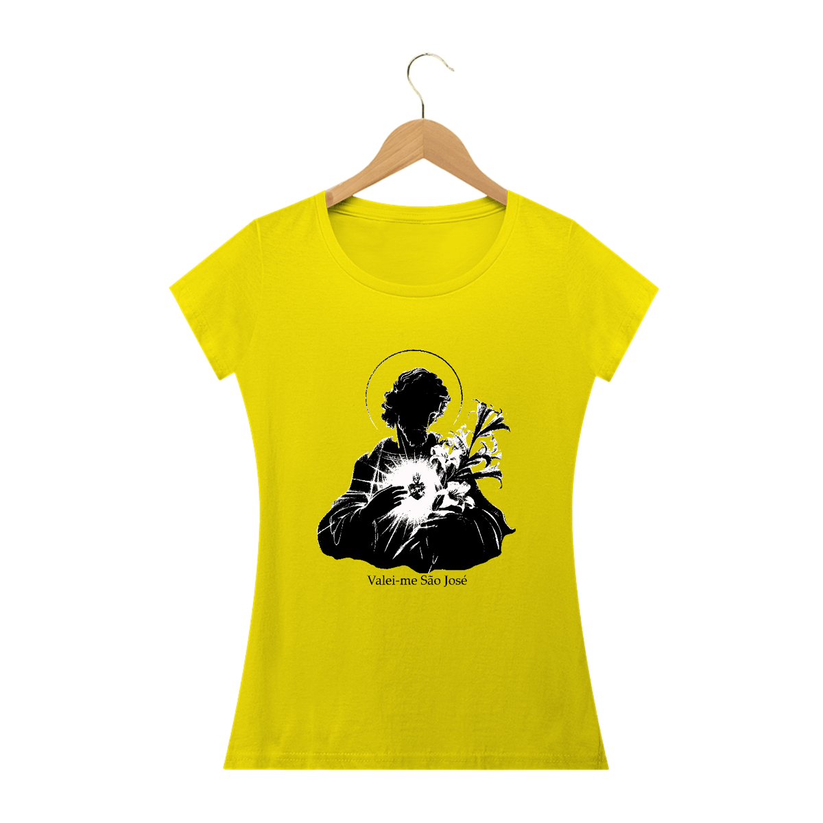 Nome do produto: Camiseta VALEI-ME SÃO JOSÉ