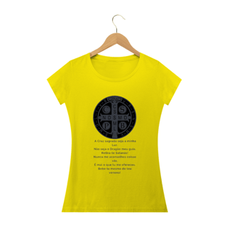 Nome do produto Camiseta Cruz e Oração de São Bento