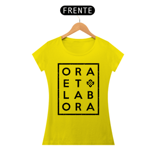 Nome do produto Camiseta Ora Et Labora - Reza e Trabalha