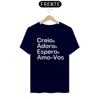 Nome do produto Camiseta Creio & Adoro