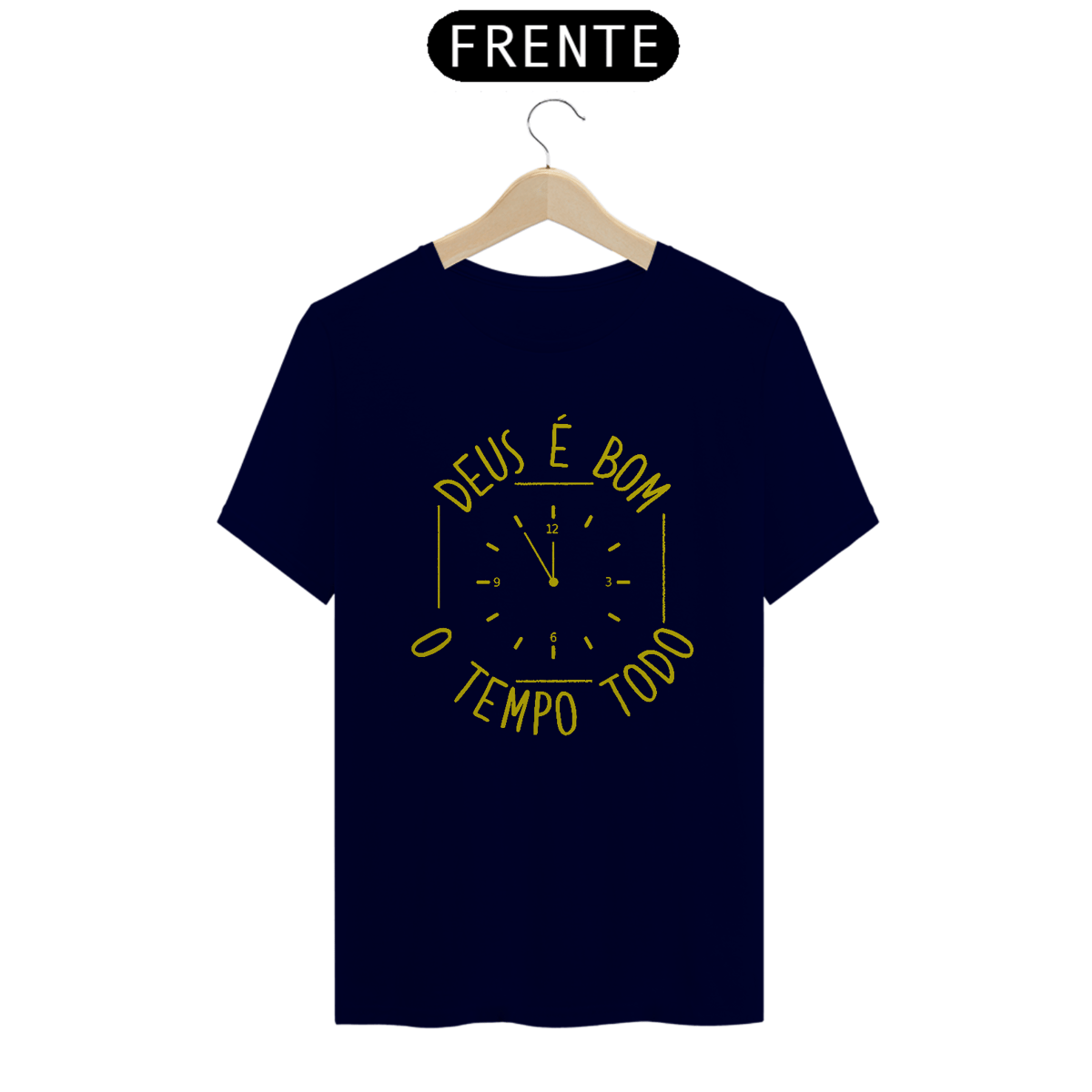 Nome do produto: Camiseta DEUS É BOM O TEMPO TODO