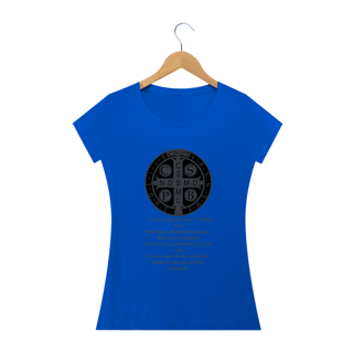 Nome do produto Camiseta Cruz e Oração de São Bento