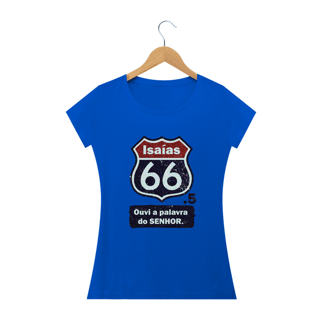 Nome do produto Camiseta ISAIAS 66. 
