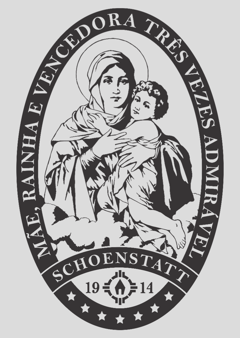 Nome do produto: Pôster de Nossa Sra de Schoenstatt, Rainha Vencedora 3 vezes.