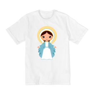 Nome do produto Camiseta infantil da Virgem Maria